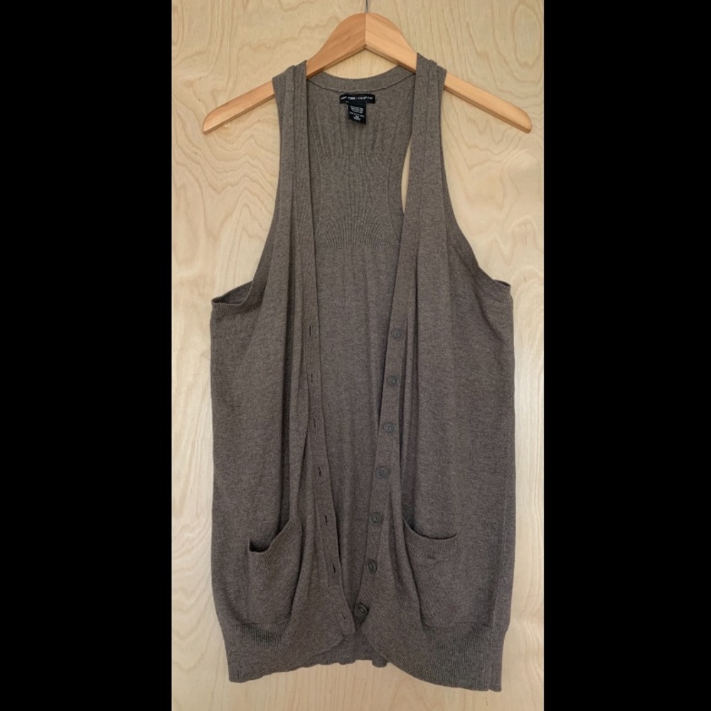 3/$15 NY&Co brown vest sz M